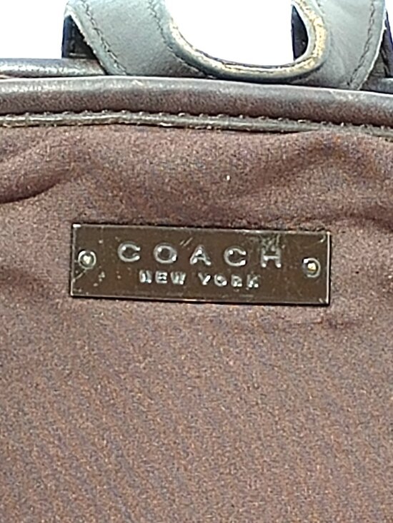 Vintage Coach Mini Backpack Brown Leather 90s Small Daypack